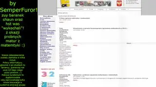 W Internet Explorerze jest niemal idealnie