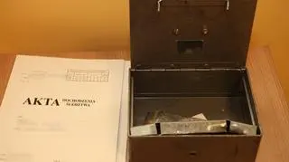 W kasetce pieniędzy nie było