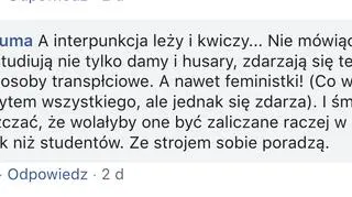 W komentarzach znajdują się zarzuty o pominięcie osób transpłciowych
