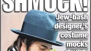 W lutym John Galliano trafił na okładkę "New York Post", gdy paparazzi przyłapał go, jak po Nowym Jorku chodził ubrany jak Chasyd
