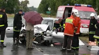 W Łyskowie koło Barlinka w Zachodniopomorskim zginęła jedna osoba, a 3 zostaly ciężko ranne (PAP)