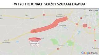 W tych rejonach służby szukają 5-letniego Dawida