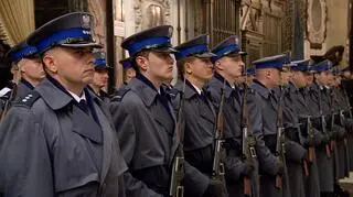 W uroczystości brała udział delegacja policji
