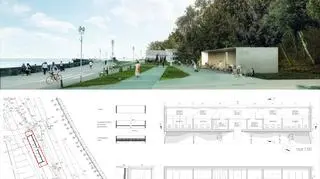 W wielu projektach przewidziano także miejsce do krótkiego odpoczynku i stojaki rowerowe