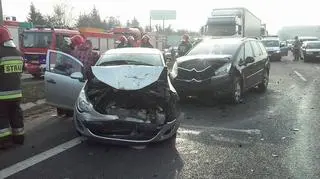 W wypadku brało udział siedem aut