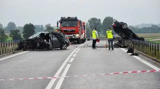 W wypadku brały udział cztery samochody