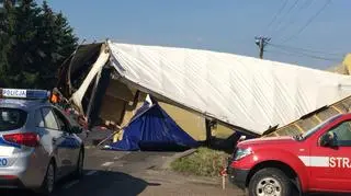 W zdarzeniu poszkodowany został tylko kierowca tira 