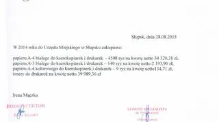 W zeszłym roku urzędnicy liczyli zużyty papier