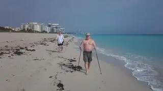 Wałęsa podczas urlopu