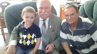 Wałęsa z Mieczysławem Wachowskim 