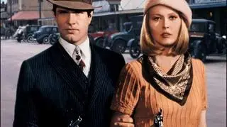 Warren Beatty i Faye Dunaway jako Bonnie i Clyde w filmie z 1967 w reżyserii Arthura Penna (fot