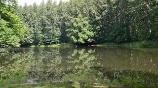 Wędkarz został znaleziony martwy nad stawem