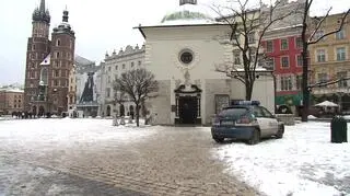 Wedle tradycji w tym miejscu miał głosić kazania św. Wojciech