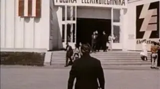 Wejście do polskiego pawilonu