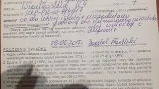 Wezwanie Władysława Frasyniuka na policję