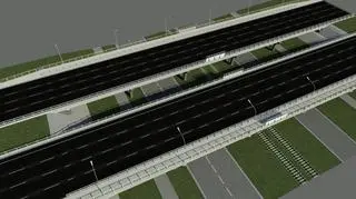 Wiadukt Chartowo - widok od góry