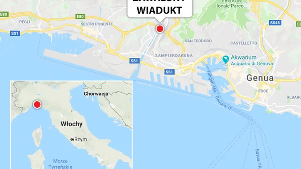 Wiadukt Morandi w Genui