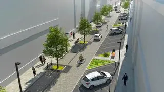 Widok główny na ul. Taczaka