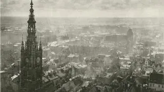 Widok na Gdańsk z lotu ptaka 