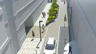 Widok na ul. Garncarską