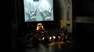 Wieczorem pierwszego festiwalowego dnia, do filmów zagrała orkiestra Amadeus / Fot. Wojtek Wardejn/ANIMATOR\2008