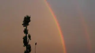 Wieczorna tęcza nad Ustką (fot. Halina)