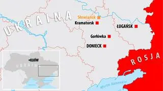 Wiele miast na wschodzie pod kontrolą separatystów