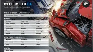 Wielkie zderzanie w Burnout (strona główna EA games)