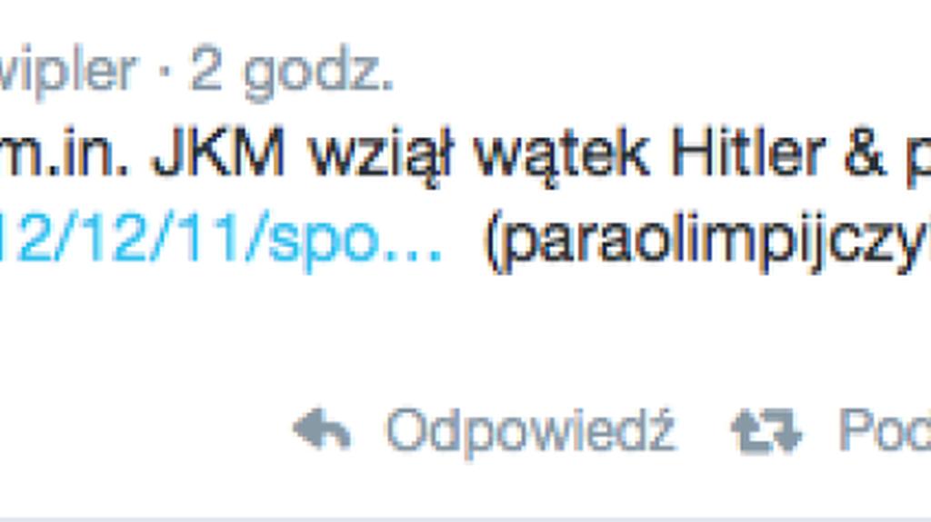 Wipler nazwał Owensa paraolimpijczykiem