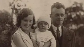 Witold Pilecki z rodziną