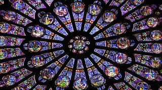 Witraż z katedry Notre Dame
