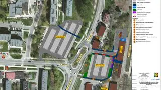 Wizualizacja centrum przesiadkowego w Wodzisławiu Śląskim