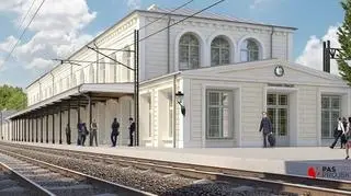 Wizualizacja dworca Sosnowiec Maczki 