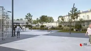 Wizualizacja dworca Sosnowiec Maczki 