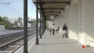 Wizualizacja dworca Sosnowiec Maczki 