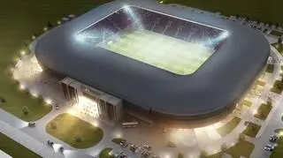 Wizualizacja nowego stadionu w Tychach