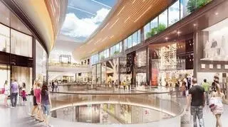 Wizualizacja nowej galerii Wroclavia