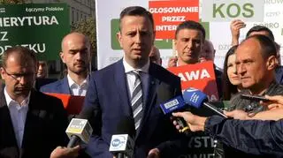 Władysław Kosiniak-Kamysz i Paweł Kukiz (z lewej)