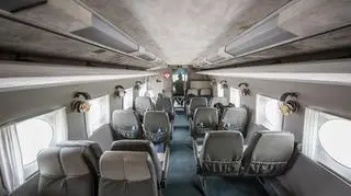 Wnętrze kabiny Mi-8 w wersji VIP