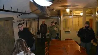 Wnętrze schronu prezydenckiego