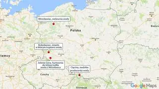 Woda została rozlana do butelek w Mirosławcu
