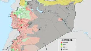 Wojna domowa w Syrii. Stan na 26 sierpnia 2015 roku