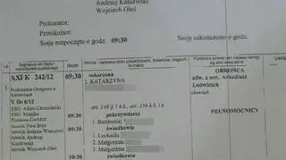 Wokanda rozprawy Katarzyny W.