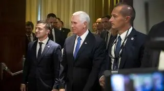 Wołodymyr Zełenski rozmawiał z Mike'em Pence'em