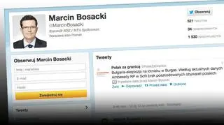 Wpis Marcina Bosackiego na Twitterze