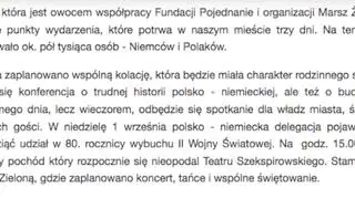 Wpis na stronie www.gdansk.pl z wtorku