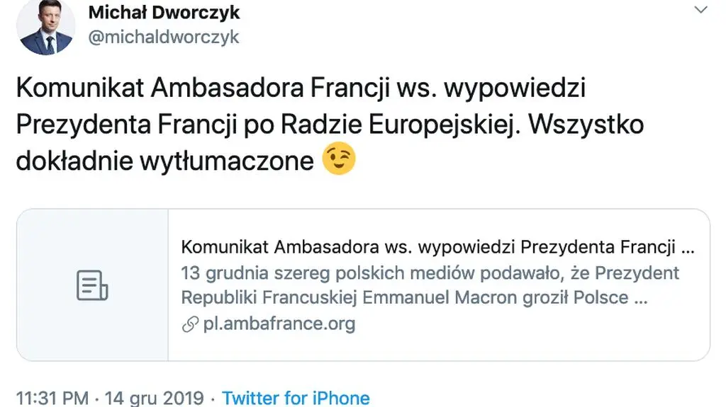 Wpis szefa KPRM