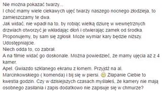 Wpis zamieszczony przez restaurację na portalu społecznościowym