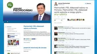 Wpisy pojawiły się w niedzielę po południu
