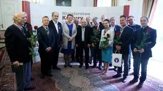 Wręczenie medali Gloria Artis